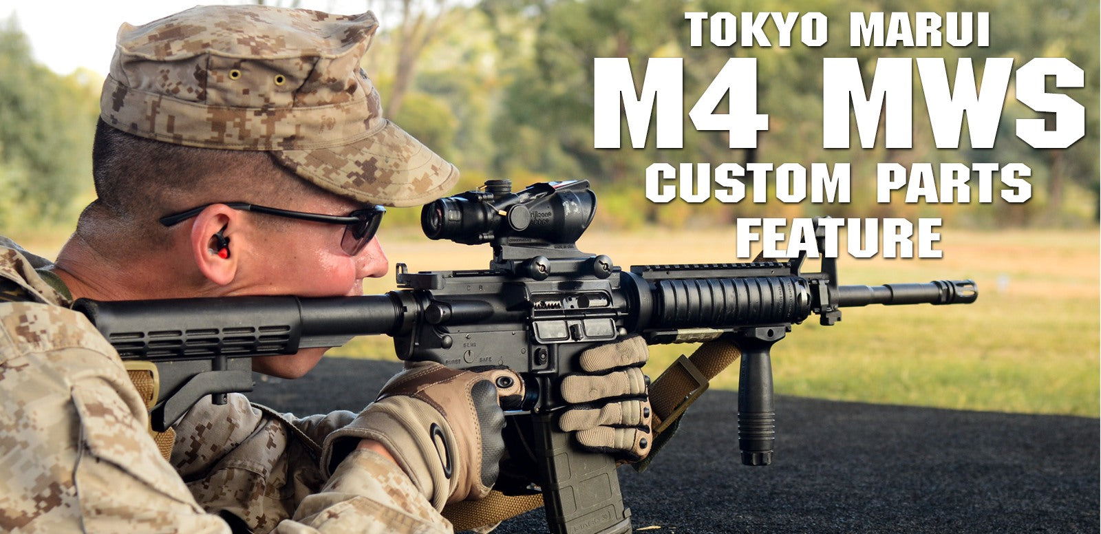 東京マルイ M4GBB MWSに適合するカスタムパーツ特集