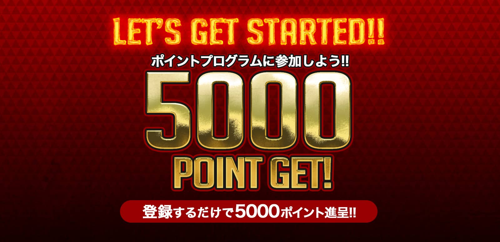 登録するだけで5000ポイント進呈!ミリタリベースポイントプログラム!