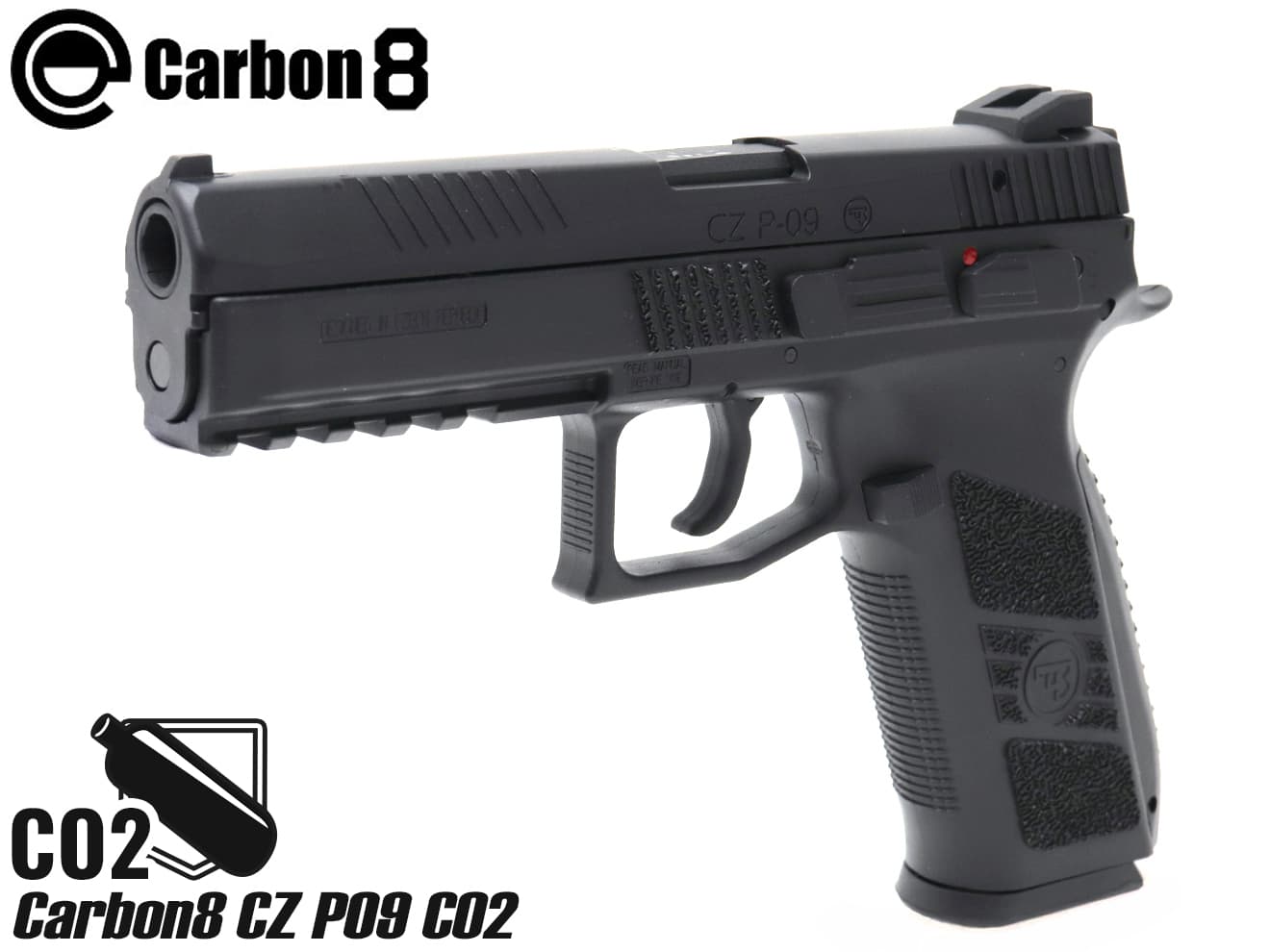 Carbon8 Cz-P09 CO2 ガスブローバック　ボンベ付