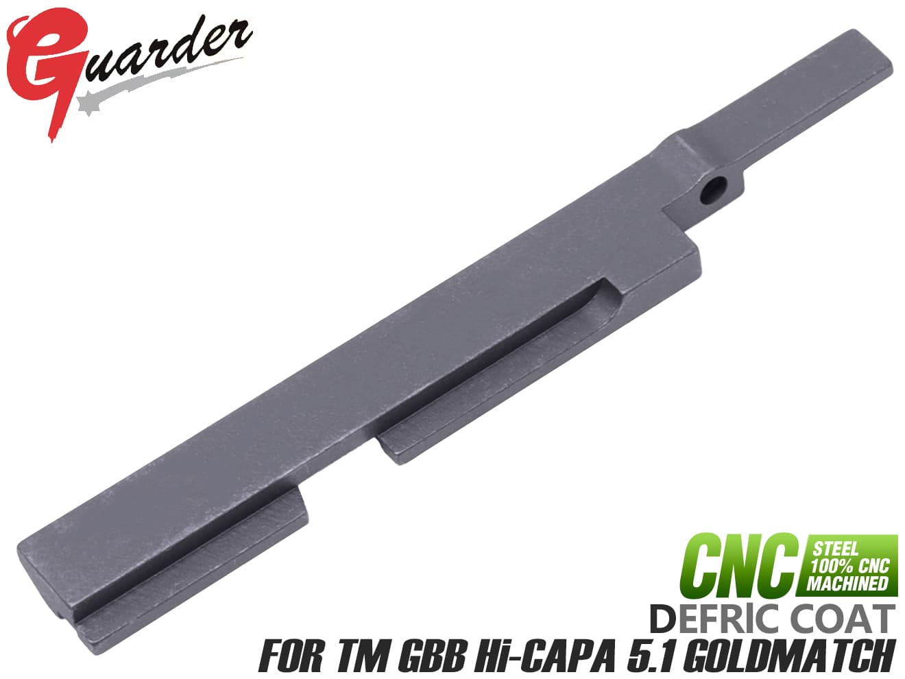GUARDER スチールCNC 強化スライドレール for マルイ Hi-CAPA GOLD 