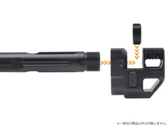 CNC Production KIスタイル アルミCNC ベロシティ コンペンセイター for SIG AIR/VFC P320 GBB