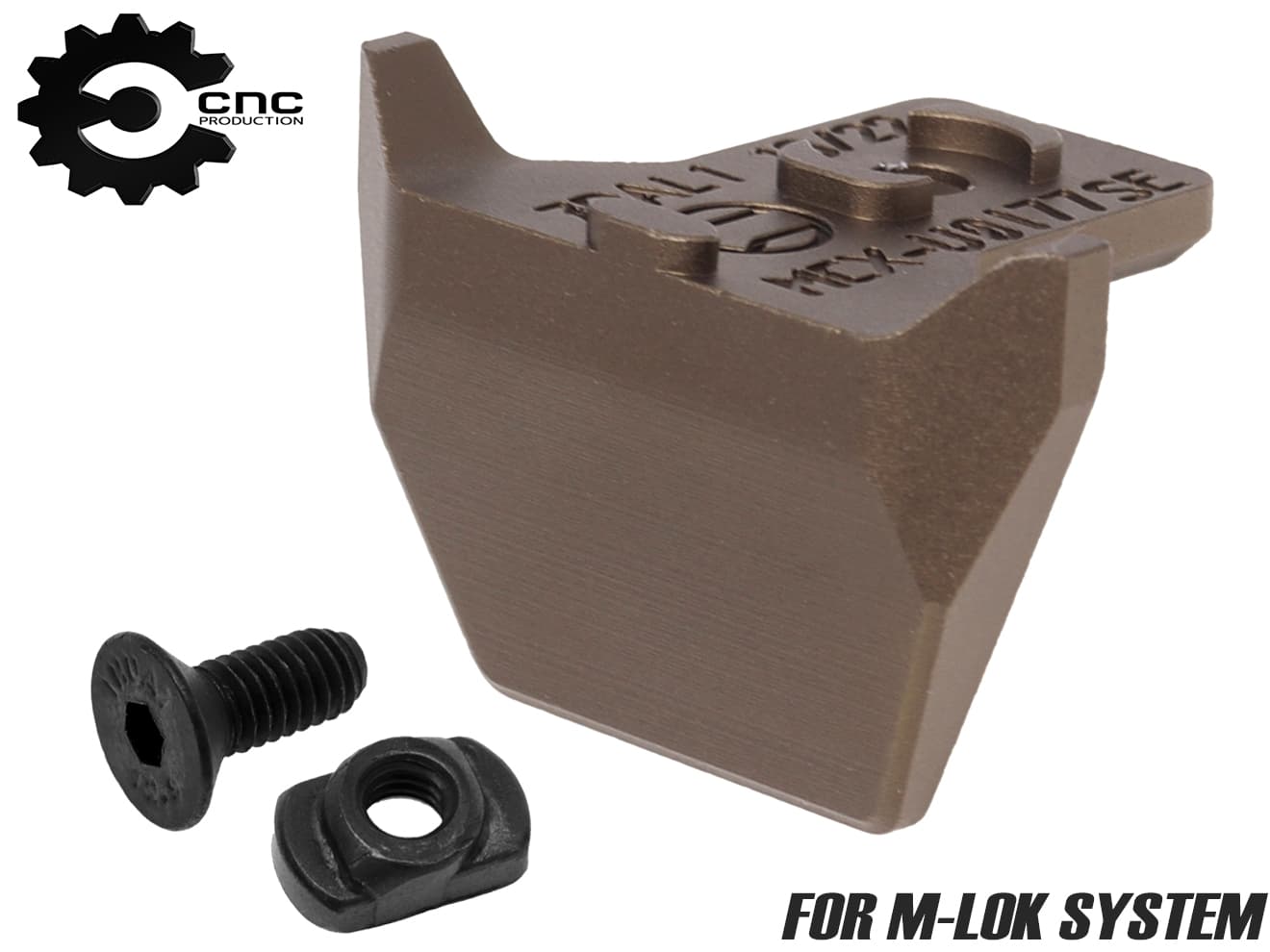 CNC Production RS QTR ハンドストップ for M-LOK | ミリタリーベース