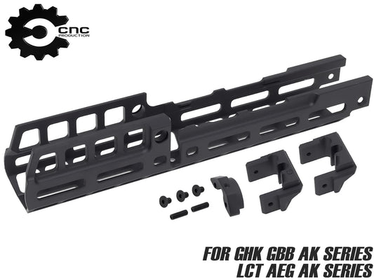 CNC Production アルミCNC 10インチ M-LOK ドロップインレールキット for GHK/LCT AK