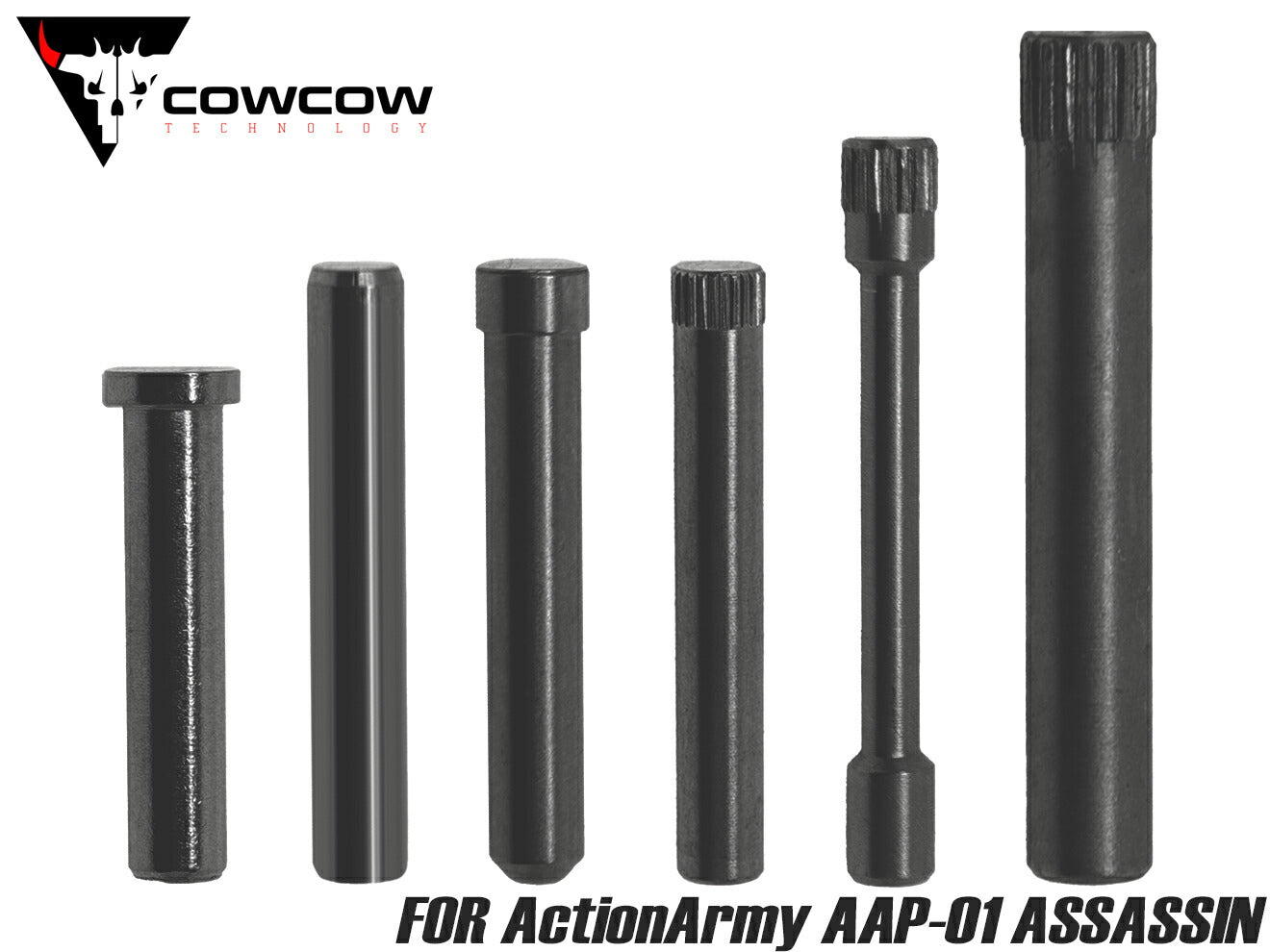 COWCOW TECHNOLOGY ステンレス 強化ピンセット for ActionArmy AAP-01