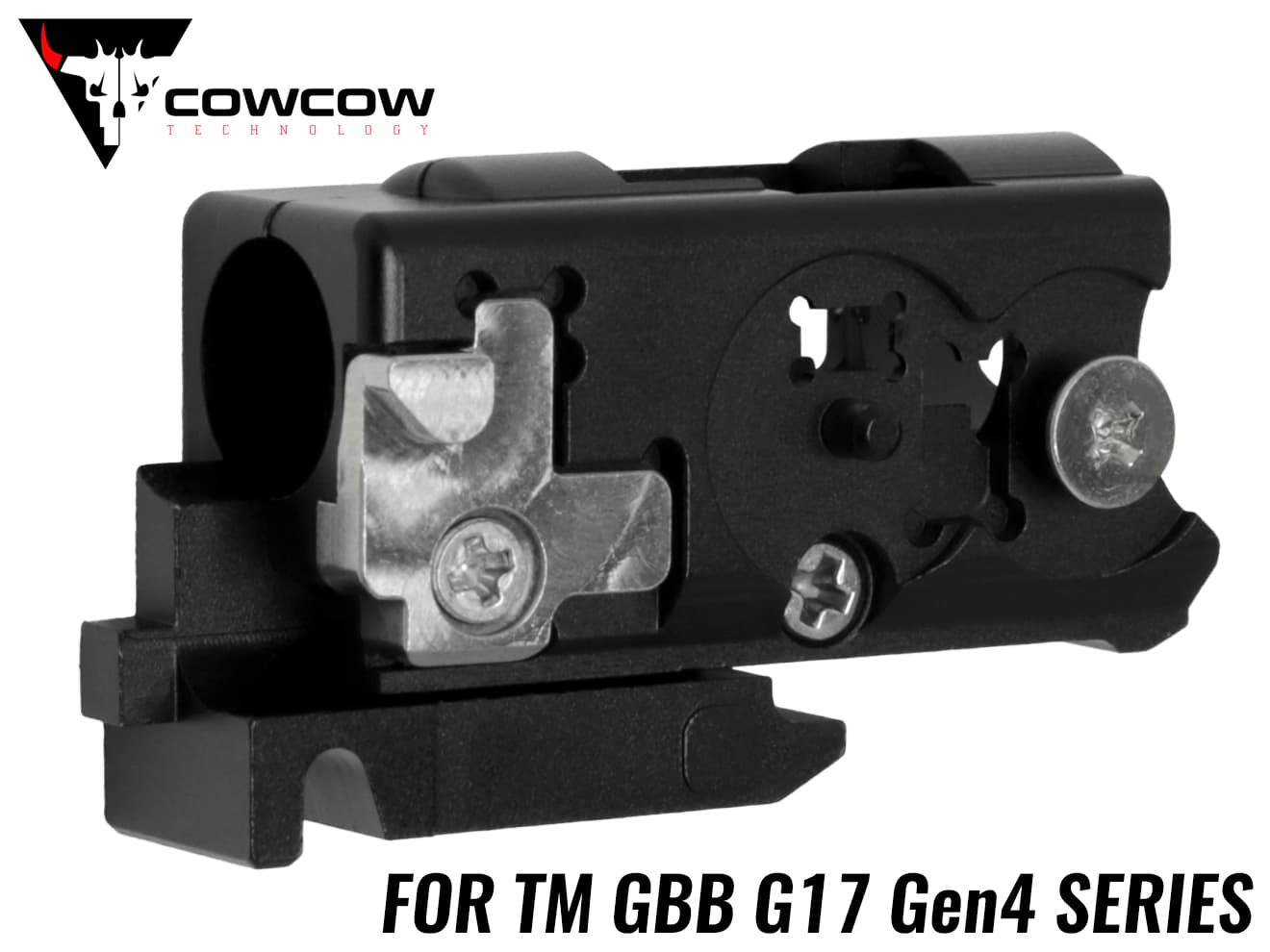 COW-GK-HP001　COWCOW TECHNOLOGY A7075 CNC ライトウェイト ホップアップチャンバー TM GBB G17 Gen4