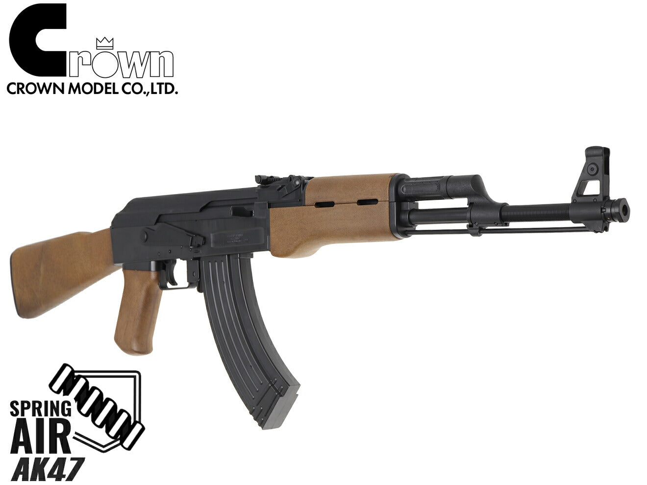 クラウン エアーコッキング AK47 10才以上 | ミリタリーベース