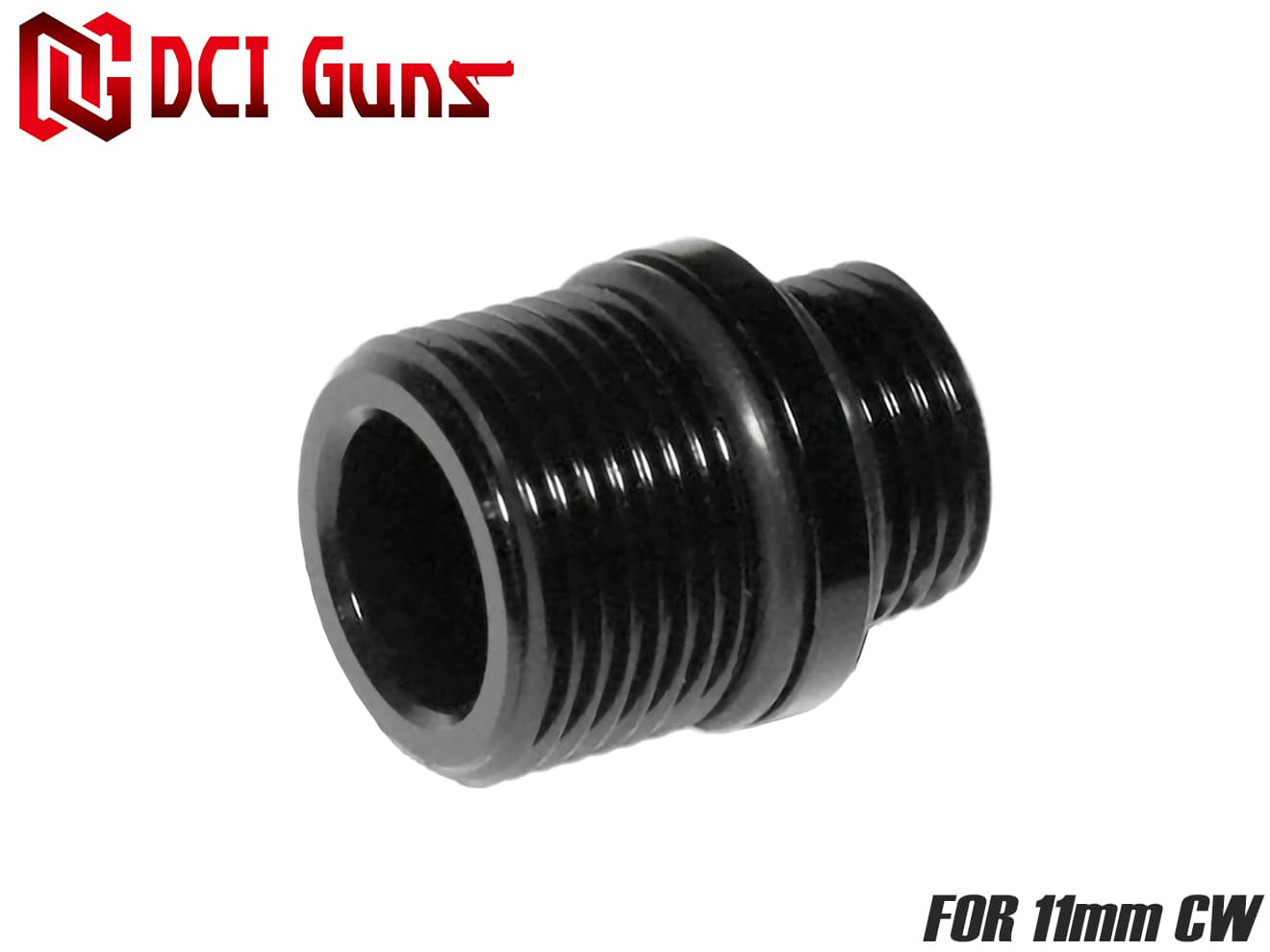 DCI Guns M11正ネジ-M14逆ネジ変換アダプター [カラー：ブラック