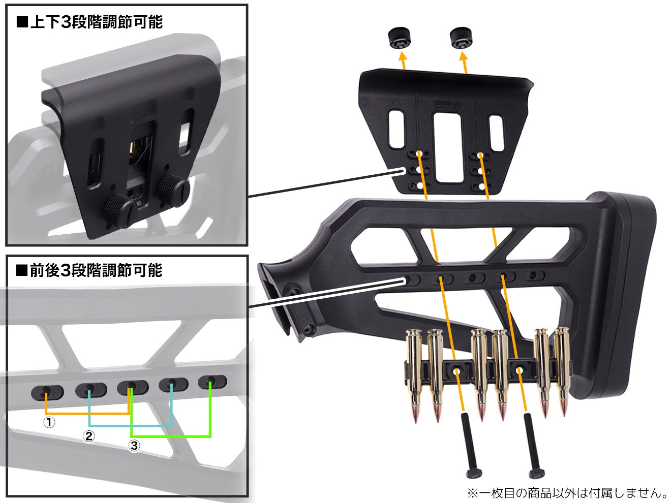 G&G LevAR ピカティニーレールマウントストック