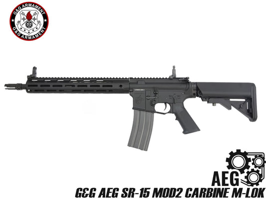 G&G 電動ガン SR-15 MOD2 CARBINE M-LOK