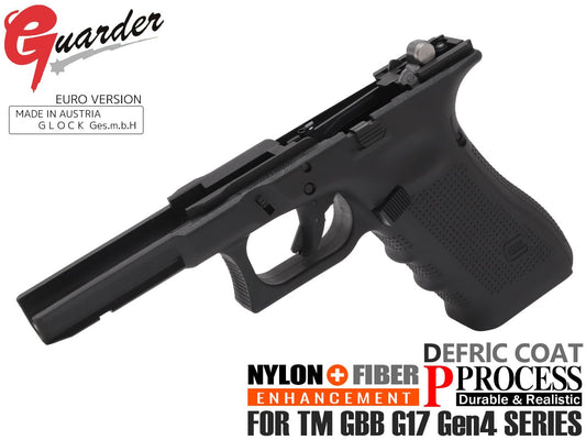 GUARDER GLOCK Gen.4 オリジナルフレーム EURO Ver w/スチール強化パーツセット for マルイ G17 Gen4