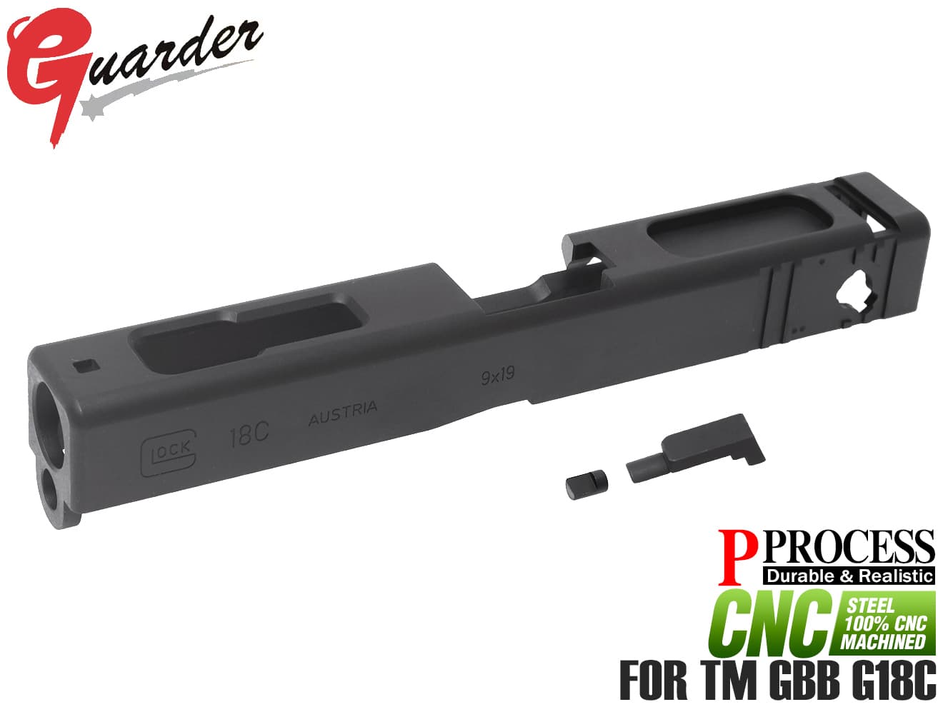 GUARDER スチールCNC スライド 2023Ver for マルイ G18C | ミリタリー 