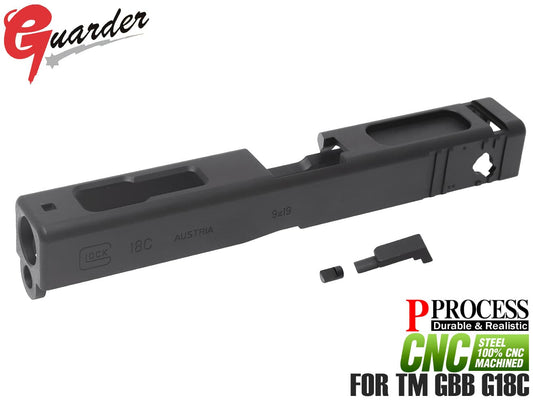 GUARDER スチールCNC スライド 2023Ver for マルイ G18C【ゆうパケット可】