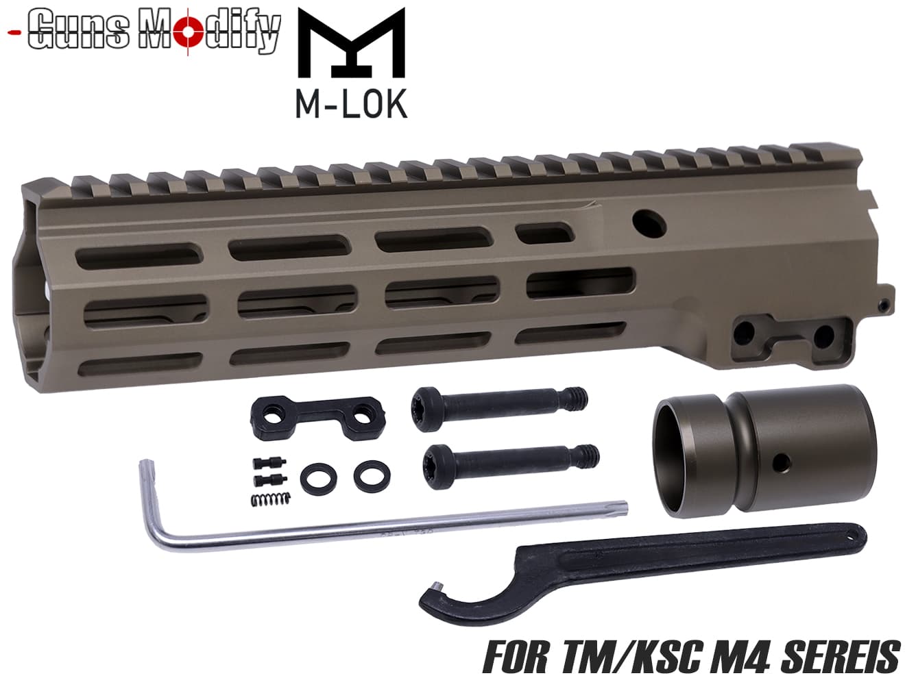 Guns Modify Geisseleタイプ SMR MK16 M-LOKレール for TM GBB/AEG M4 [サイズ：9.3インチ /  13.5インチ] | ミリタリーベース – ミリタリーベース - MILITARY BASE -