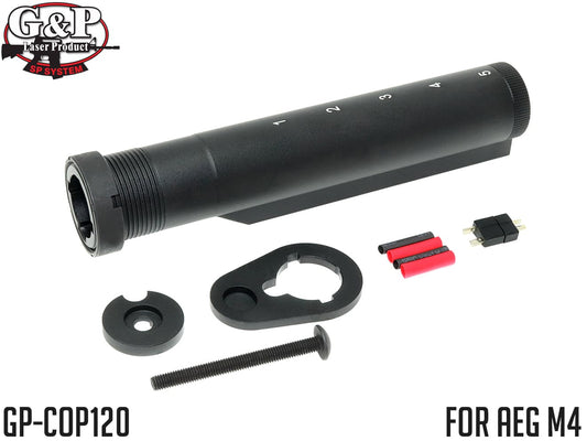 G&P CNC 5ポジション アルミストックパイプ GEN2