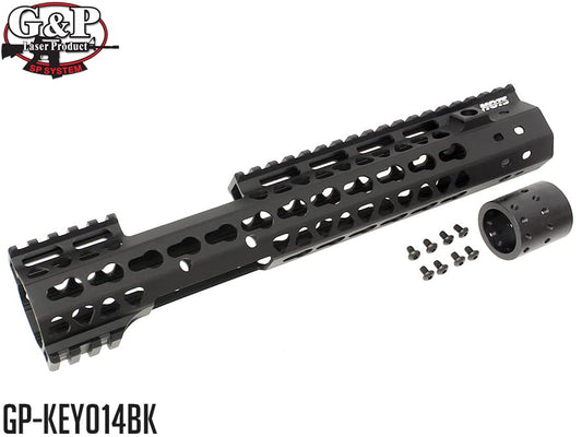 G&P MOTS 12インチ MRE KEYMOD RAS BK for 東京マルイ/KSC M4シリーズ