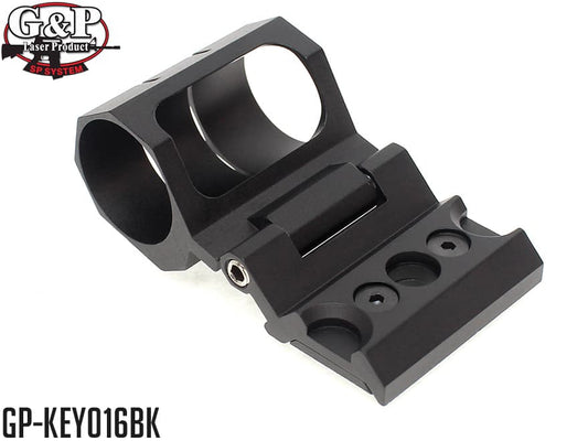 G&P KEYMOD アジャスタブル フラッシュライトマウント 1インチ/BK