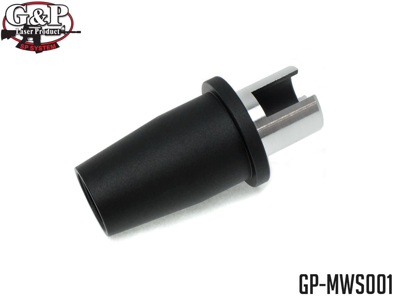 G&P 42mm M4MWS アウターバレルベース 16mm正ネジ BK for 東京 G&P 42mm M4MWS アウターバレルベース 16mm正ネジ BK for 東京