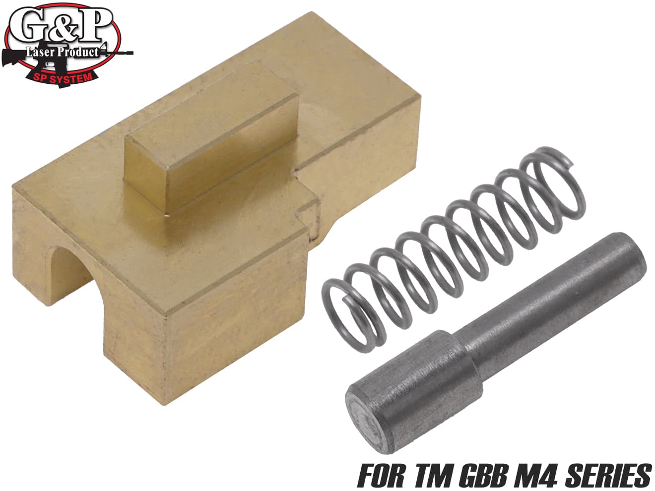 G&P CNC バッファ-ストッパー&ピン for TM GBB M4 | ミリタリーベース