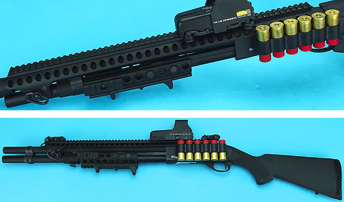 G&P ダミーショットシェル レールレシーバーセット(ロング)BK fot マルゼン CA870/M870