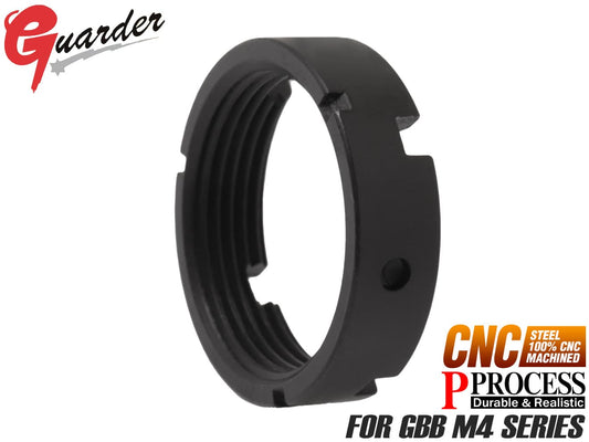 GUARDER スチールCNC バッファーリングナット for マルイ GBB M4