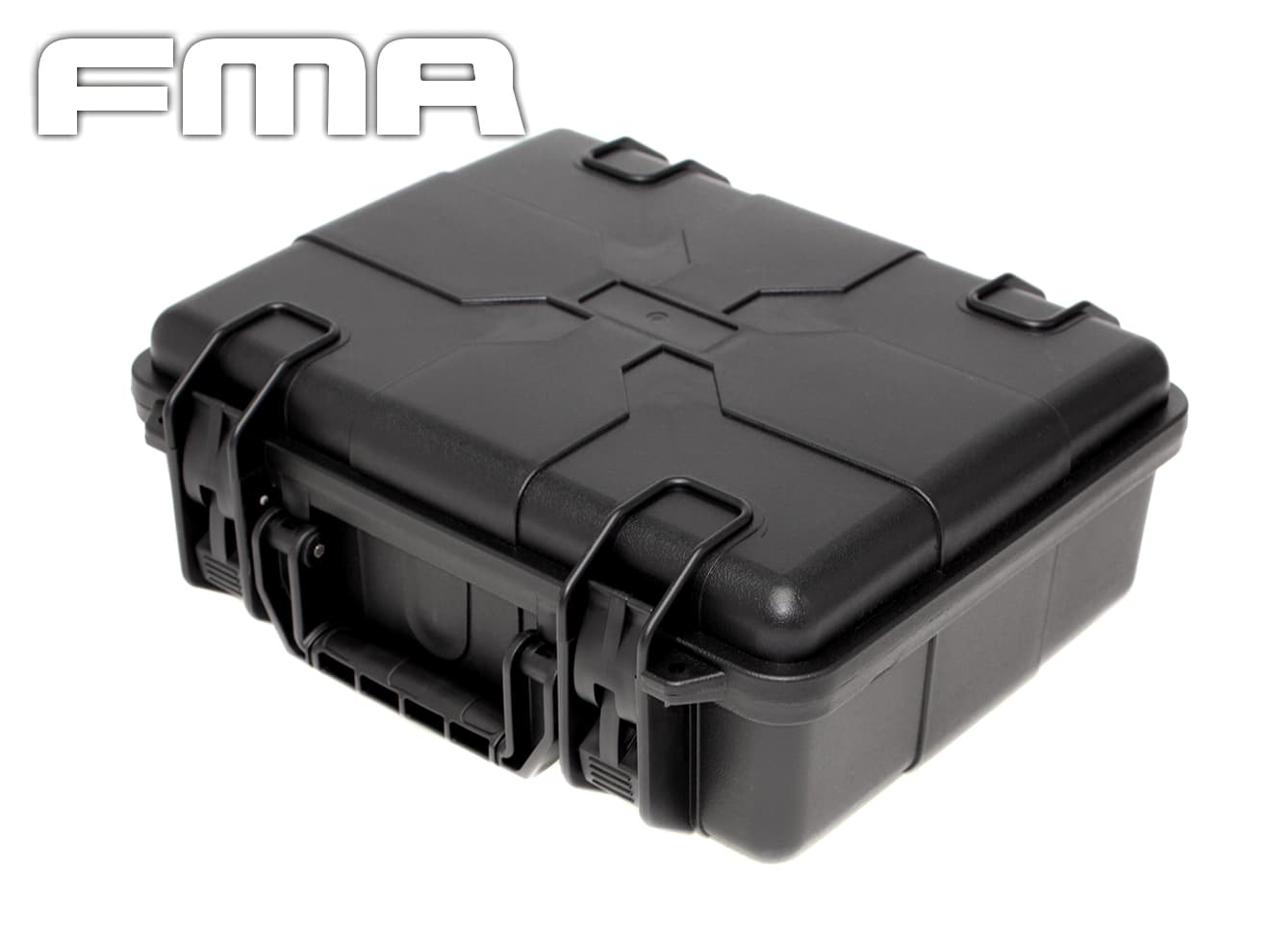 FMA ハードケース MOLLE対応 タクティカルケース 防塵ボックス [ ブラック ] エフエムエー 小物入れ 防塵ケース -  携帯電話、スマートフォン