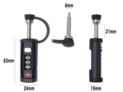 MILITARY-BASE ハードケース用 ダイアル式セーフティーロック