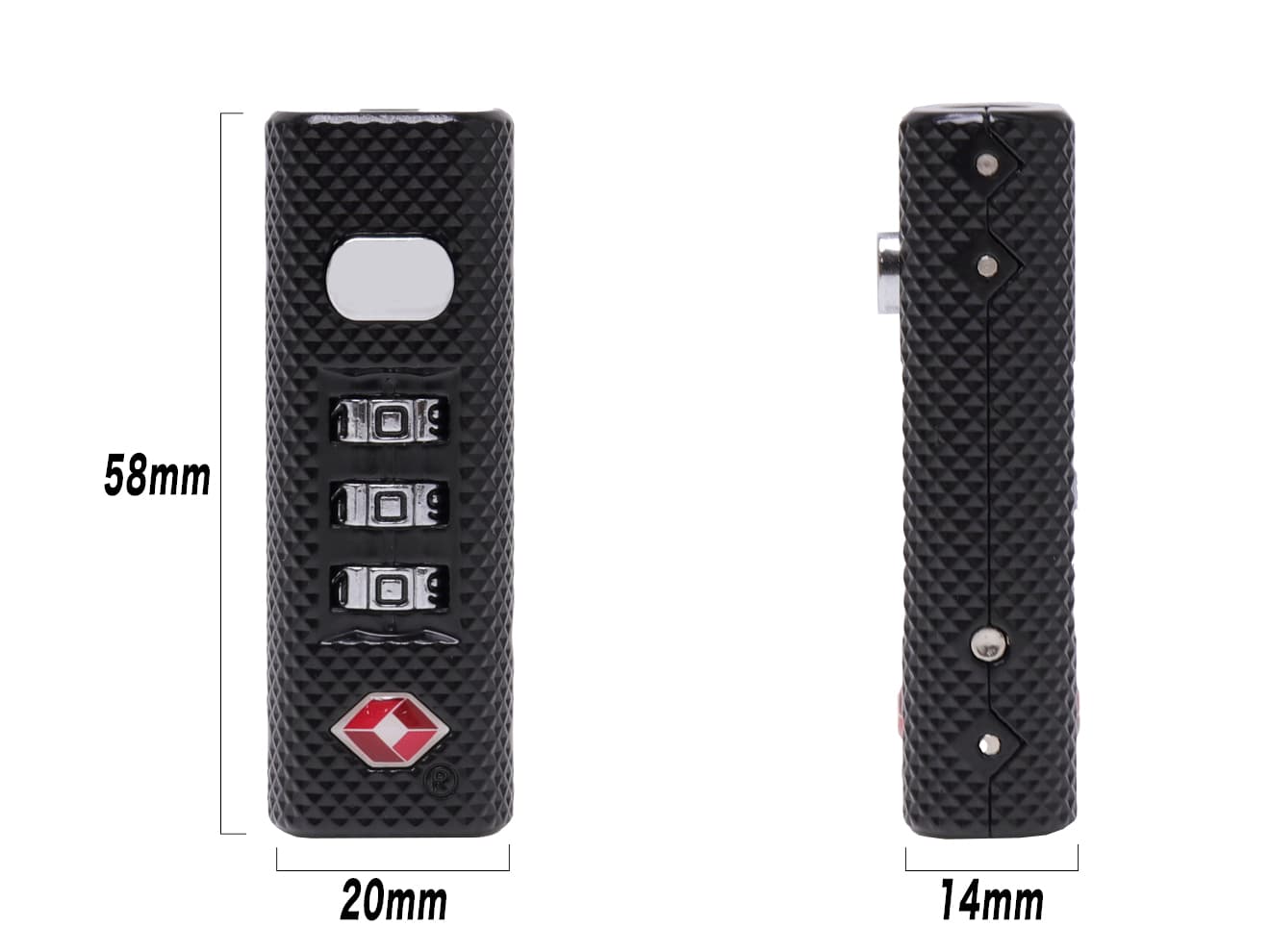 MILITARY-BASE ハードケース用 ダイアル式セーフティーロック