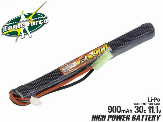 EAGLE FORCE EA900 11.1V 30C+α Li-Poバトルパック AKタイプ