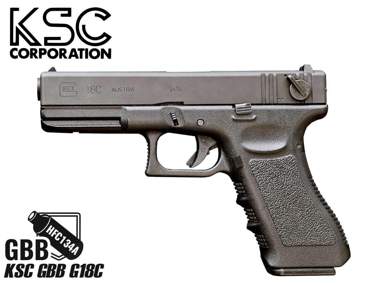 KSC ガスブローバックフルオート G18C [材質：ABS / HW] | ミリタリーベース – ミリタリーベース - MILITARY BASE -