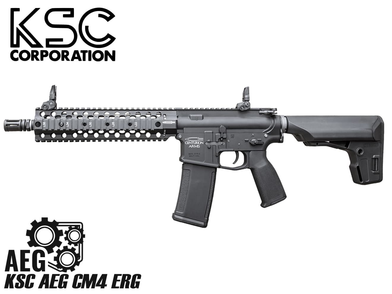 動作快調?!】KSC ERG centurion arms cm4 PTSカスタム 電動ガン 