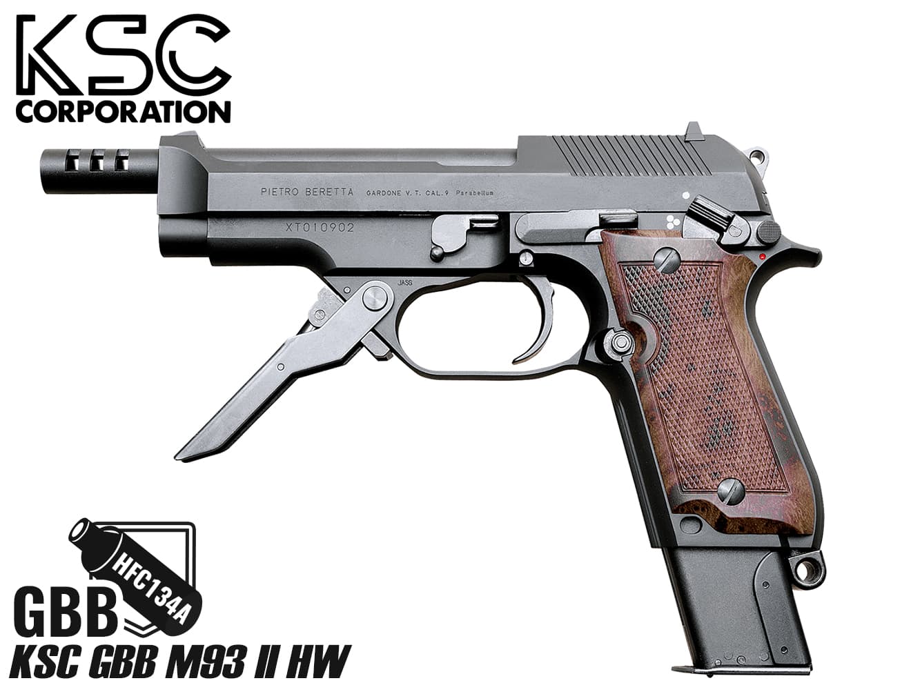 安い新作mZ003b [動作品] KSC ガスブローバック システム7 ベレッタ M93RⅡ / BERETTA ガスガン マウントベース ハンドガン 他 | K K663 ガスガン