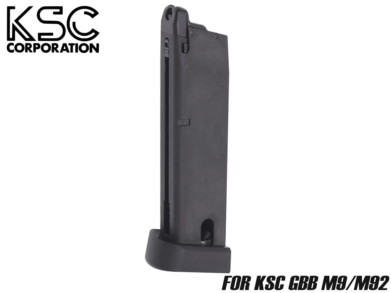 KSC M9/M92シリーズ 24連 CO2マガジン ブラック G805 KSC M9 M92 シリーズ 24連CO2マガジン（ブラック） : GUN SHOP