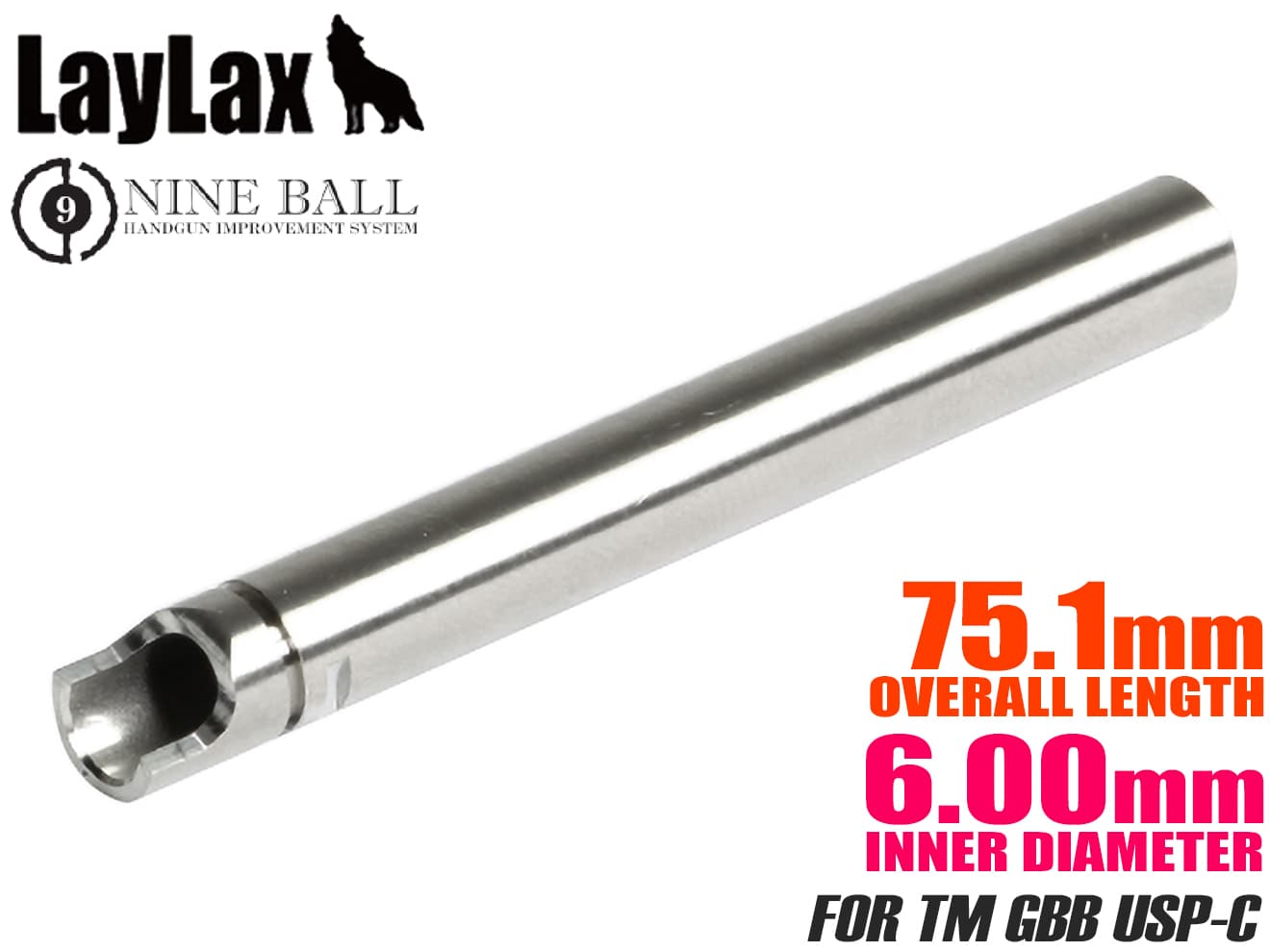 LayLax NINE BALL パワーバレル(Φ6.00mm インナーバレル) 東京マルイ 