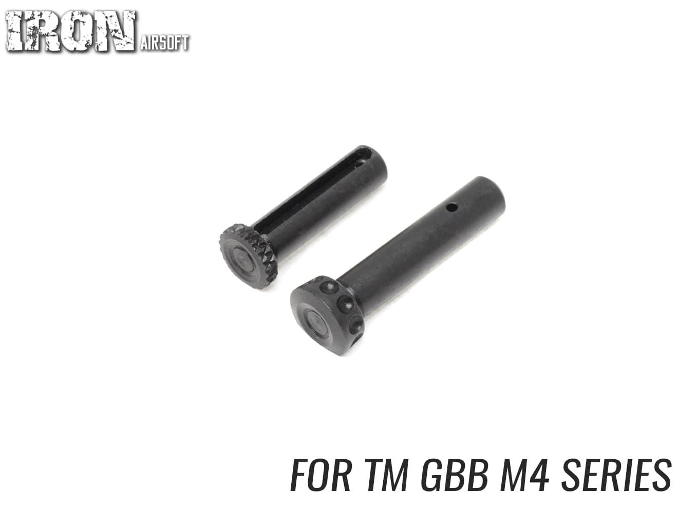 IRON AIRSOFT BADスタイル レシーバピンセット M4 MWS [材質：スチール