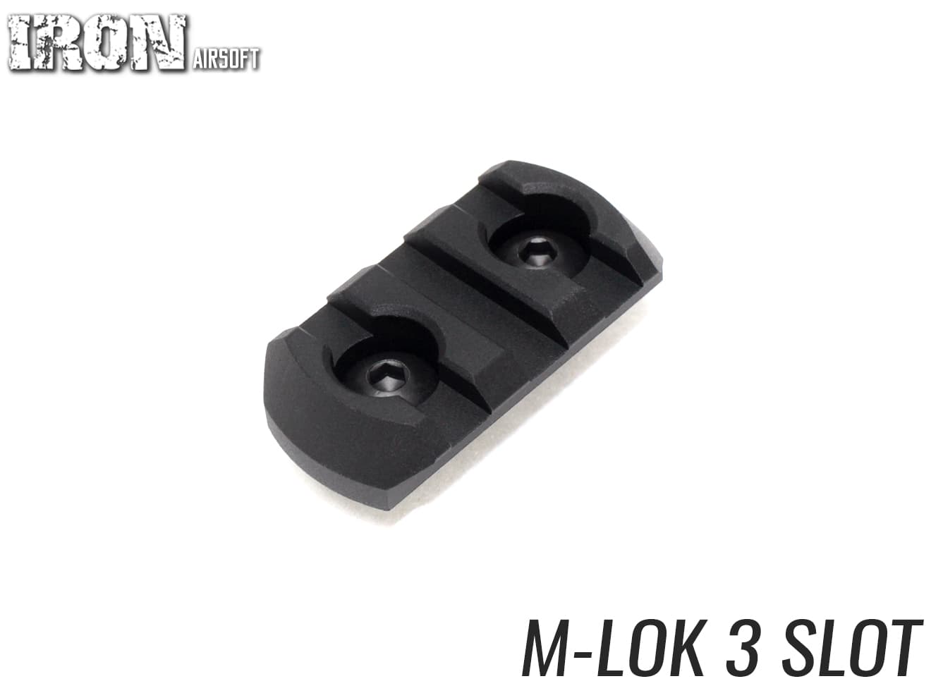 IRON AIRSOFT M-LOK レールセクション [スロット数：3スロット
