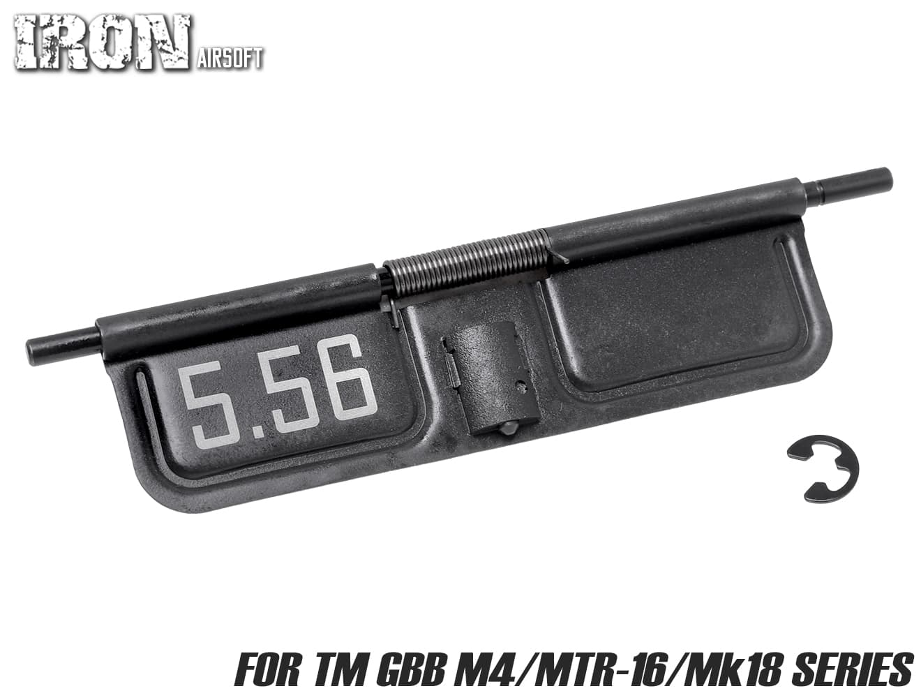 IRON AIRSOFT スチールダストカバー 5.56 for TM GBB M4 | ミリタリー
