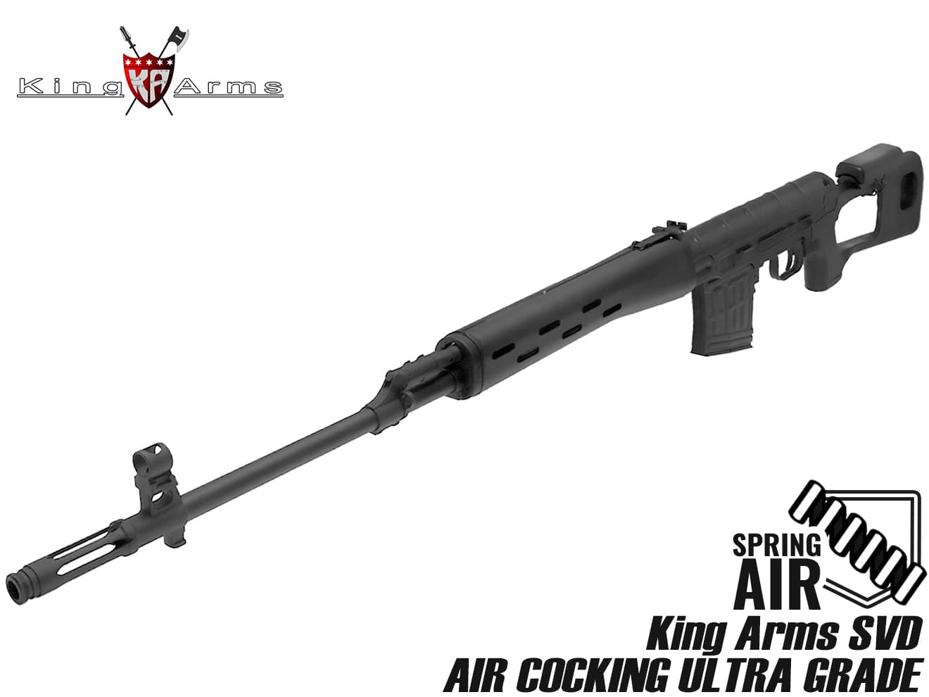 KA-ACR-002　King Arms SVD エアコッキング ウルトラグレード KA-AG-82