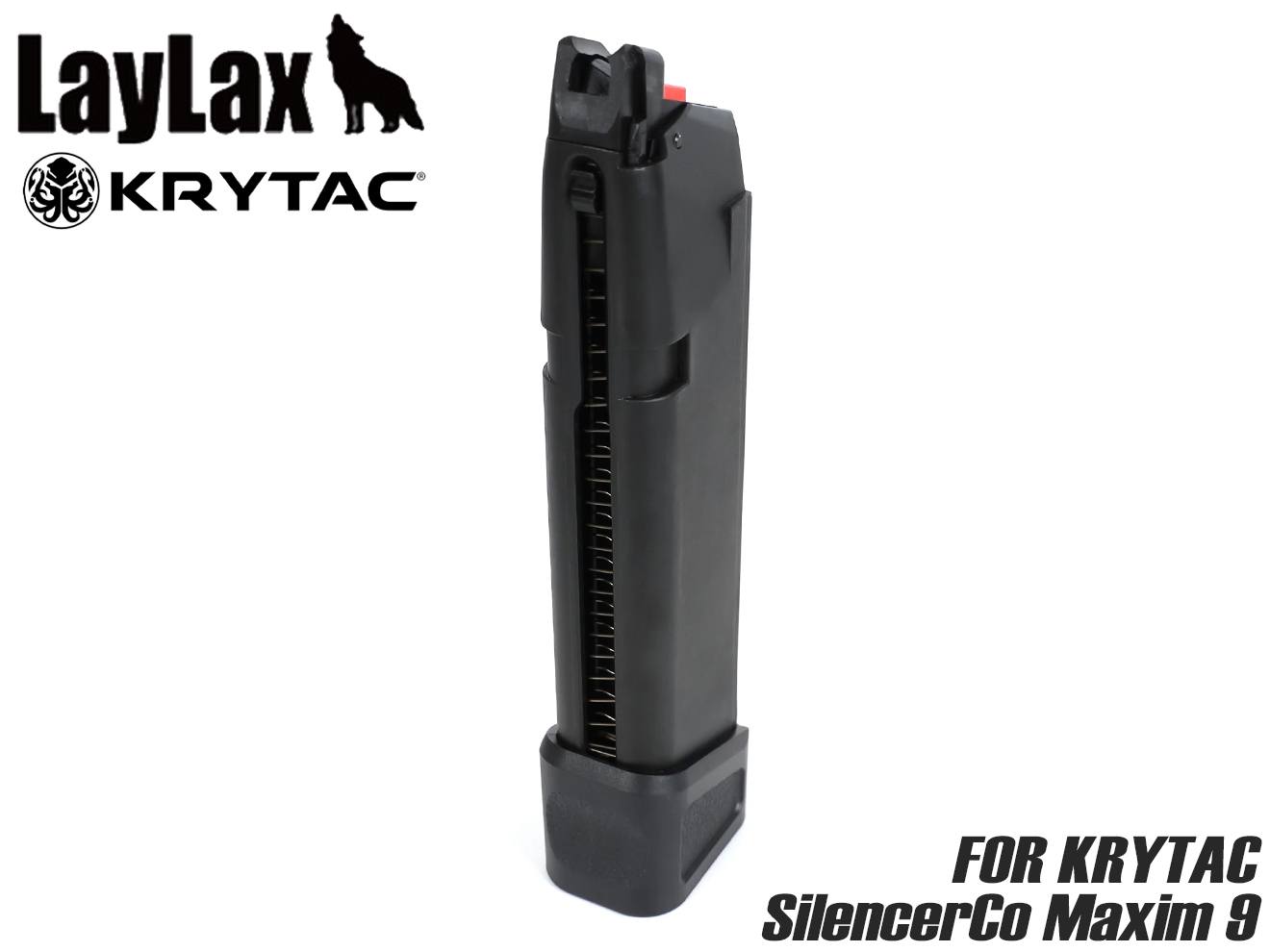 KRYTAC SilencerCo Maxim9 CO2 24rds マガジン(JASG ver) | ミリタリー