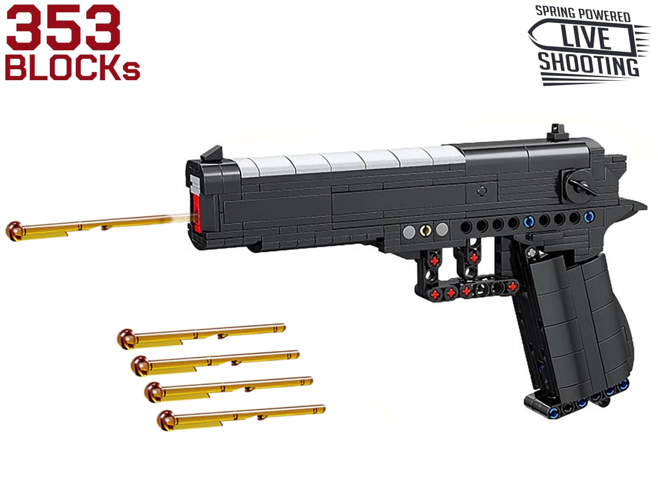 AFM ライブシューティング トイブロックガン ベレッタM92 353Blocks