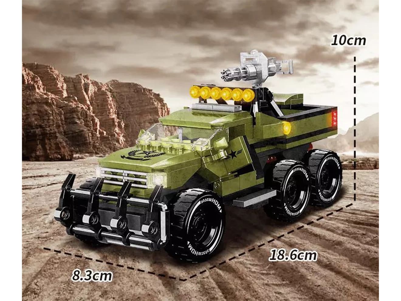 AFM エンカウンターバトルフィールドシリーズ タワーアサルター VS 6X6 装甲車 471Blocks