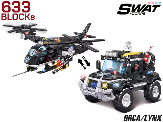 AFM SWAT シリーズ 2WAY オルカ号 633Blocks