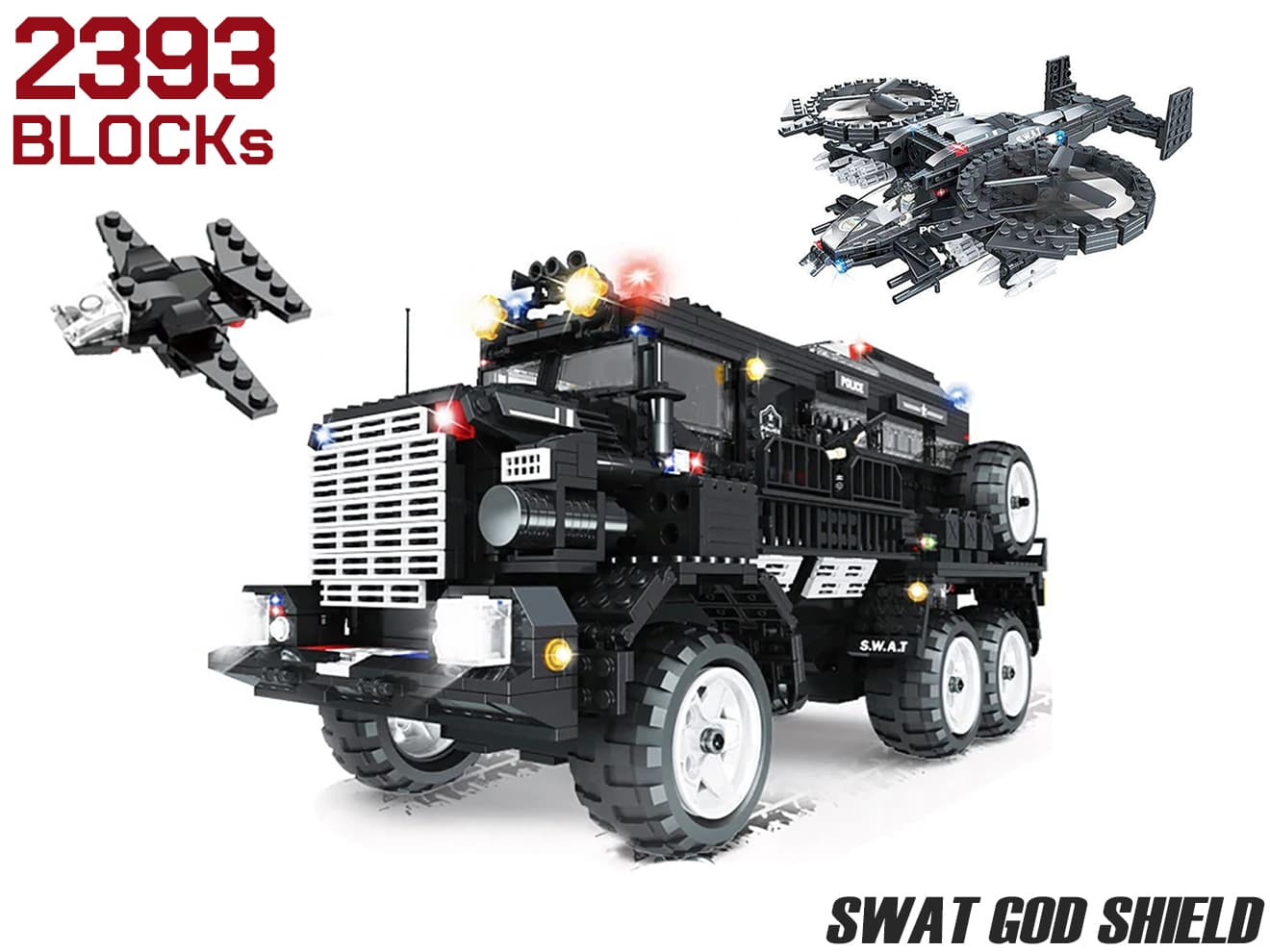 AFM SWAT シリーズ ゴッドシールド号 2393Blocks | ミリタリーベース