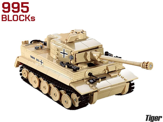 AFM ドイツ軍 Tiger ティーガー重戦車 995Blocks