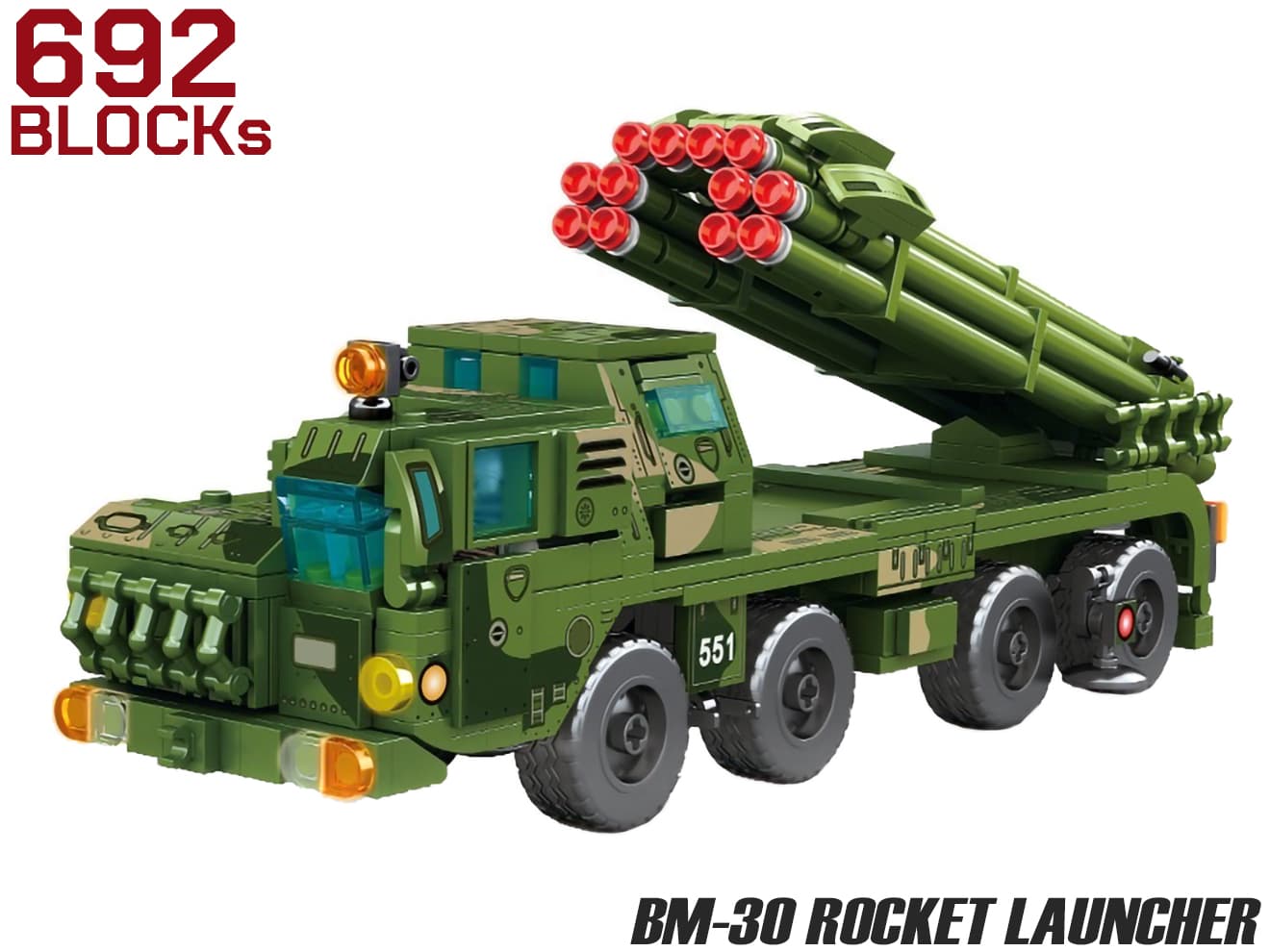 AFM BM-30 スメルチ ロケットランチャー 692Blocks | ミリタリーベース ...
