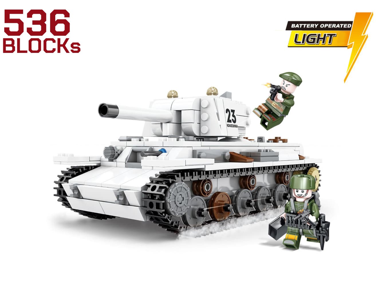 AFM ワールドタンクシリーズ ソ連軍 KV-１ 重戦車 536Blocks