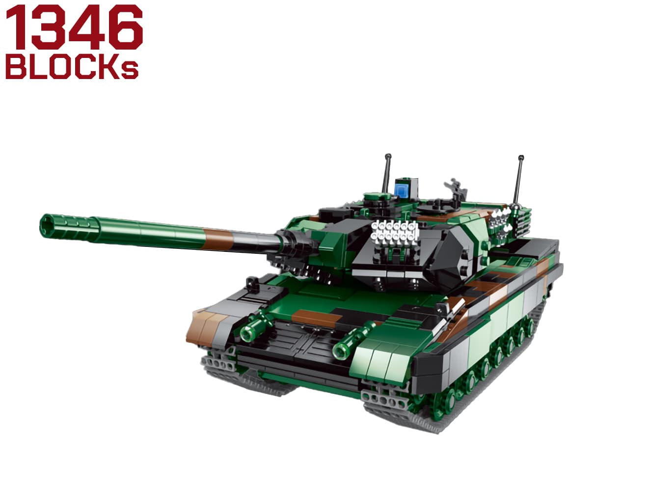 AFM レオパルト2A6 主力戦車 1346Blocks | ミリタリーベース 