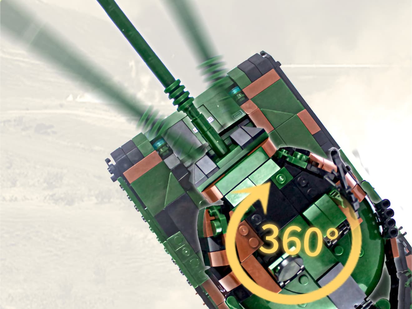 AFM レオパルト1 主力戦車 1145Blocks