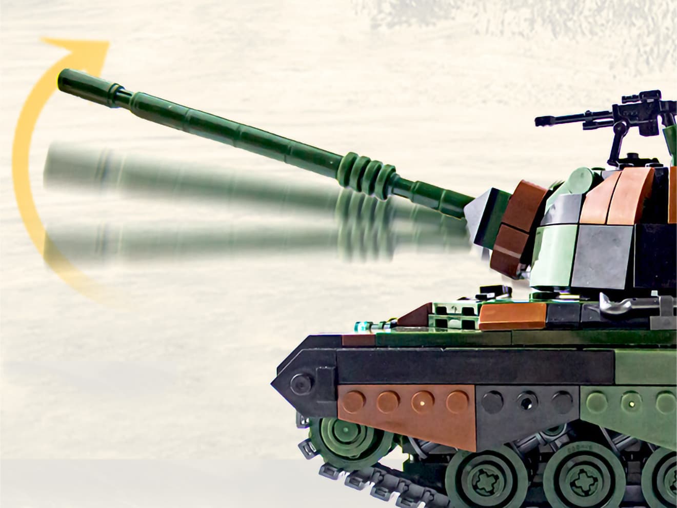 AFM レオパルト1 主力戦車 1145Blocks