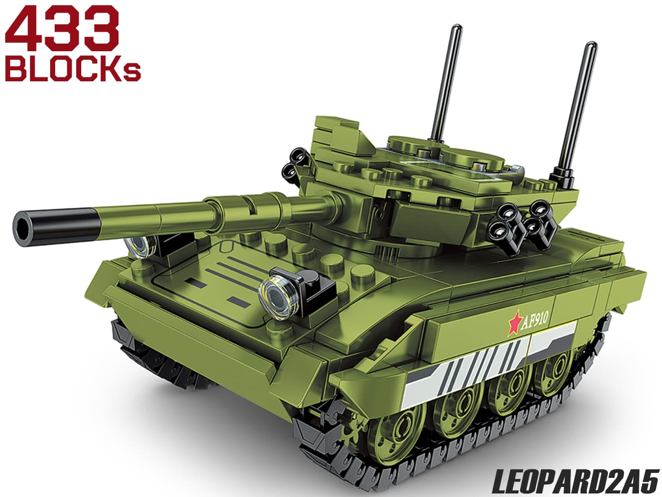 AFM レオパルト2A5 主力戦車 433Blocks | ミリタリーベース – ミリタリーベース - MILITARY BASE -