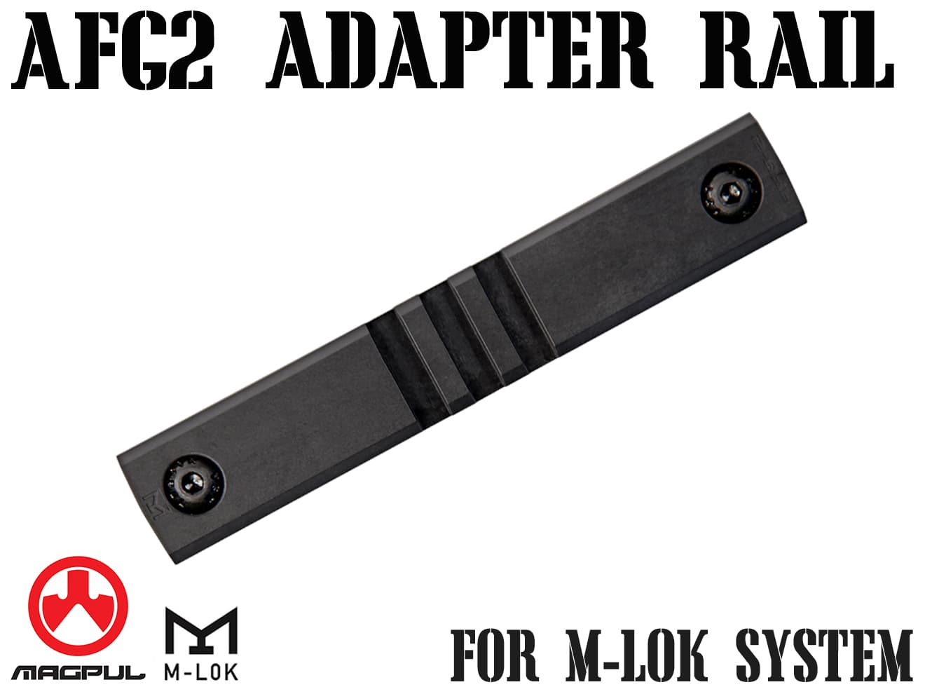 正規品】MAGPUL M-LOK AFG2 アダプターレール | ミリタリーベース